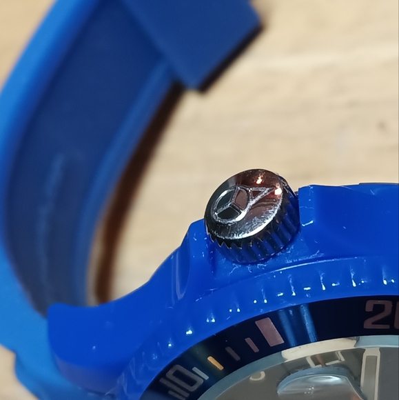 X ICE watch Forever Blue 3 hand Japanese movement with date, blue silicone b - Picture 5 of 11